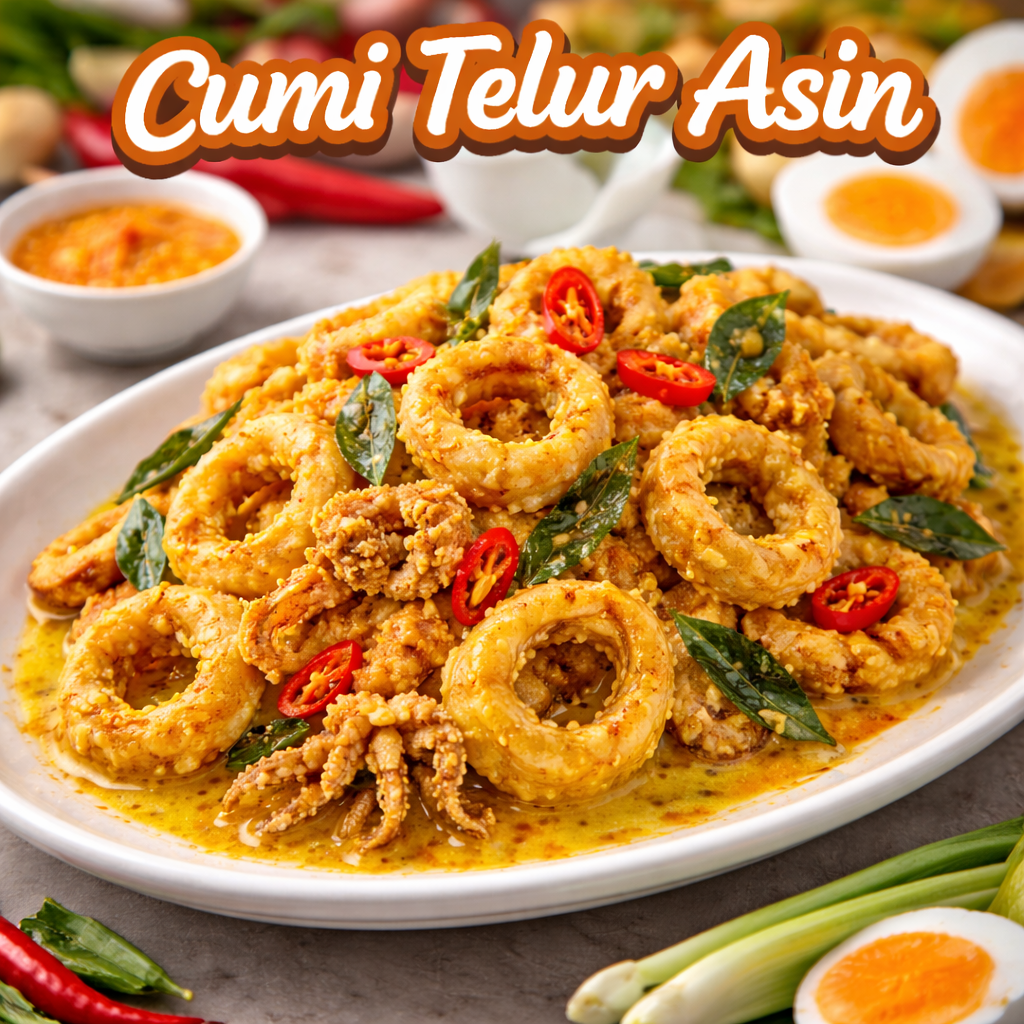 Cumi telur asin Mang Engking